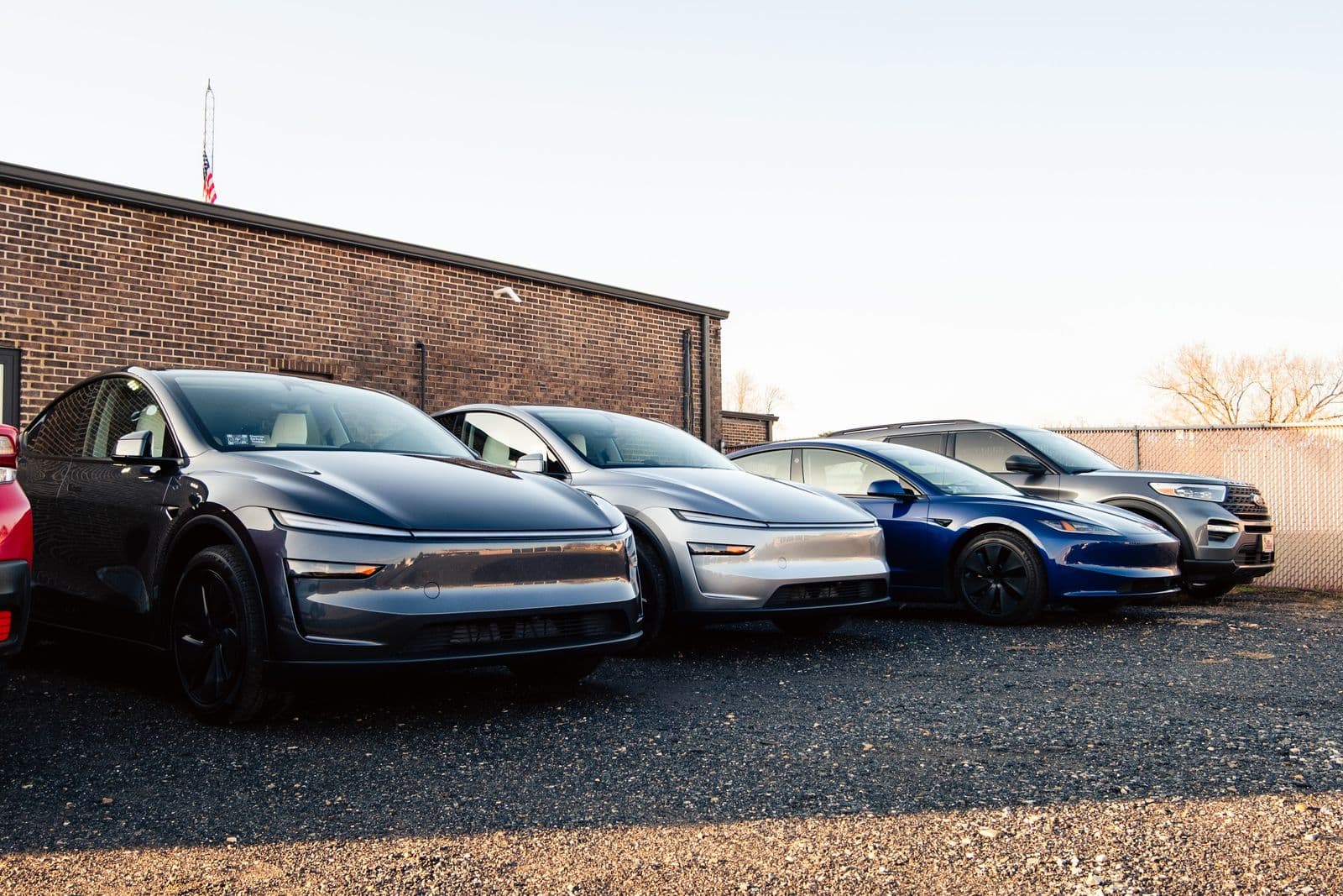 Tesla fleet detailed at the Dynamite Details Middletown studio